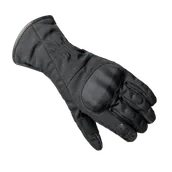 Rękawice motocyklowe - Rękawice Motocyklowe Raven Ostrava LT-TX WP Damskie CzarnyM - miniaturka - grafika 1