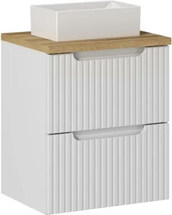 Zestaw meblowy 50cm z umywalką nablatową - Meble łazienkowe - miniaturka - grafika 1