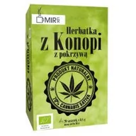 Herbata - Mir-Lek BIO Herbata z konopi EKO z pokrzywą (20 saszetek) Mir-Lek - miniaturka - grafika 1