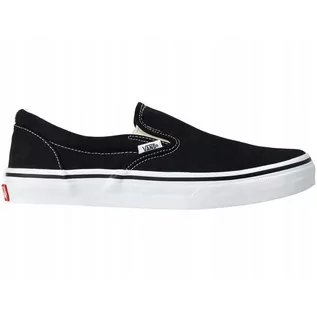 Trampki męskie - Trampki Męskie Damskie Unisex Modne Stylowe Sportowe Czarne Wygodne Lekkie Wsuwane Vans V98CLA Slip ON 0002 43 - grafika 1