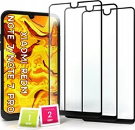 Szkła hartowane na telefon - Hello Case 3-pak SZKŁO HARTOWANE DO Redmi Note 7 / 7 PRO na cały ekran 9H ochronne 5D - miniaturka - grafika 1