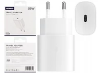 Ładowarki do telefonów - JELLICO ładowarka sieciowa EU25 PD 25W 1xUSB-C Biały - miniaturka - grafika 1