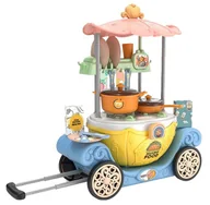 Zabawki AGD - KUCHNIA PRZENOŚNA - Zabawa 6w1 z Koszem i Wózkiem + 3 lata - miniaturka - grafika 1