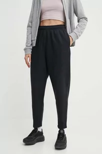Reebok spodnie dresowe LUX Collection kolor czarny gładkie 100075361 - Spodnie damskie - miniaturka - grafika 1