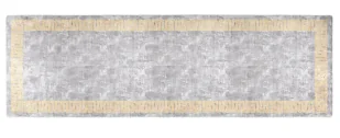 Szary stylowy dywan z greckim wzorem 80x300 cm N6-G11 - Dywany Szary stylowy dywan z greckim wzorem 80x300 cm N6-G11 - Dywany - miniaturka - grafika 1