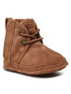 Buty dla chłopców - UGG Trzewiki Baby Neumel 1103500I Brązowy - miniaturka - grafika 1