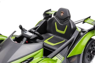 Samochód Na Akumulator Lamborghini GT  HL528 Zielony - Pojazdy elektryczne dla dzieci - miniaturka - grafika 11