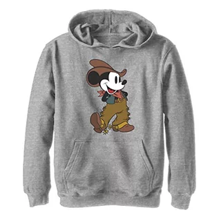 Bluzy dla chłopców - Disney Chłopięca bluza z kapturem Cowboy Mickey, sportowa bluza z kapturem, rozmiar L, Sportowa wrzosowa, L - grafika 1