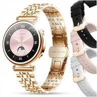 Smartwatch - Smartwatch Damski Zegarek Menu Pl Rozmowy Smart Watch Dla Kobiety 4 Paski - miniaturka - grafika 1