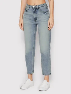 Guess Jeansy W2YA21 D4NH6 Niebieski Mom Fit - Spodnie damskie - miniaturka - grafika 1