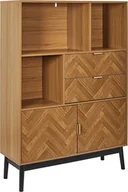 Regały - Intesi Regał Felix jodełka naturalny - miniaturka - grafika 1