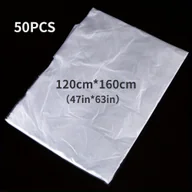 Peleryny fryzjerskie - TEMU 50 Szt. Jednorazowe Peleryny Fryzjerskie, Jednorazowe Peleryny Do Strzyżenia Włosów Do Fryzjerstwa, Wodoodporne Fryzjerstwo, Farbowanie Włosów, - miniaturka - grafika 1