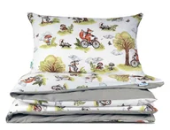 Pościel dla dzieci - Pościel 90x120 niemowlęca Wiosenna wycieczka do parku z plecaczkiem - miniaturka - grafika 1