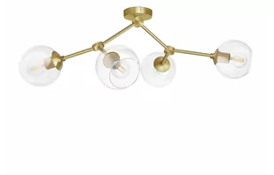 Złota lampa sufitowa z 4 kloszami GT-S4K - Lampy pozostałe - miniaturka - grafika 1