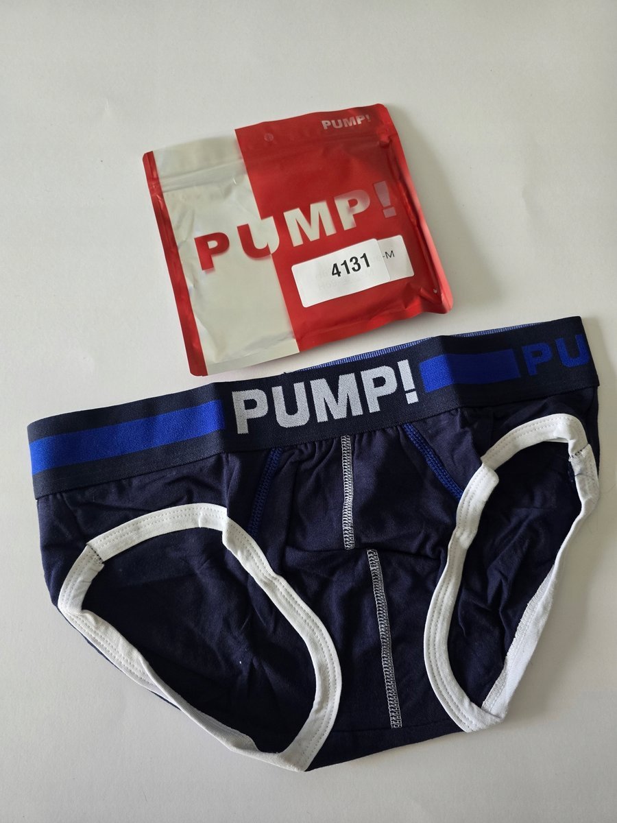 Męska bielizna, slipy marki PUMP rozmiar M, nowe majtki (4131)