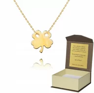 Biżuteria dla dzieci - 925 ZŁOTY ŁAŃCUSZEK 40 KONICZYNKA DEDYKACJA A4Z68 - miniaturka - grafika 1