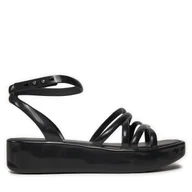 Sandały damskie - Sandały Melissa Melissa Debbie Ad 33997 Czarny - miniaturka - grafika 1