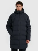 Kurtki męskie - 4F Płaszcz zimowy membrana 10000 męski - czarny S - miniaturka - grafika 1