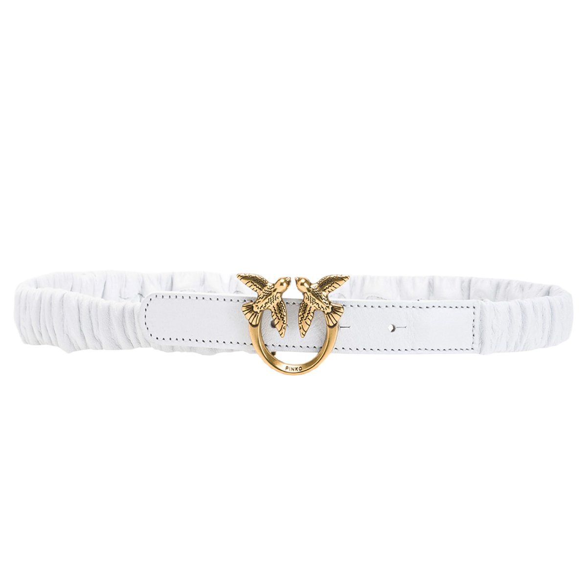 Pinko Pasek Skórzany Love Ruffle H2 Sheep Nappa