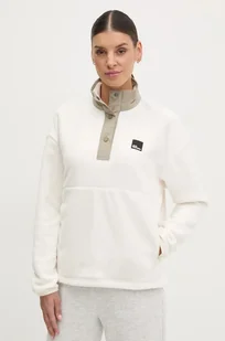 Jack Wolfskin bluza polarowa Sumetro damska kolor beżowy gładka A64110 - Bluzy damskie - miniaturka - grafika 1