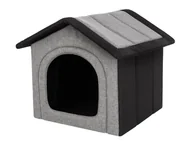Budy dla psów - HOBBYDOG Buda dla psa INARII Jasnoszary z czarnym R2 - miniaturka - grafika 1