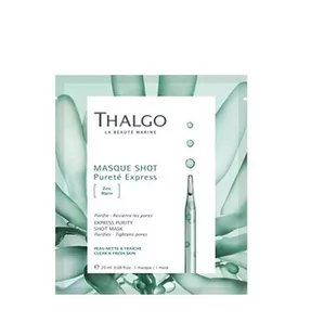 Thalgo Express Purity Shot Mask, Ekspresowa oczyszczająca maska w płacie z Morskim Cynkiem - Maseczki do twarzy - miniaturka - grafika 1