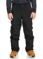 Spodnie narciarskie - Quiksilver Męskie spodnie śniegowe Estate dla mężczyzn, True Black, XL - miniaturka - grafika 1