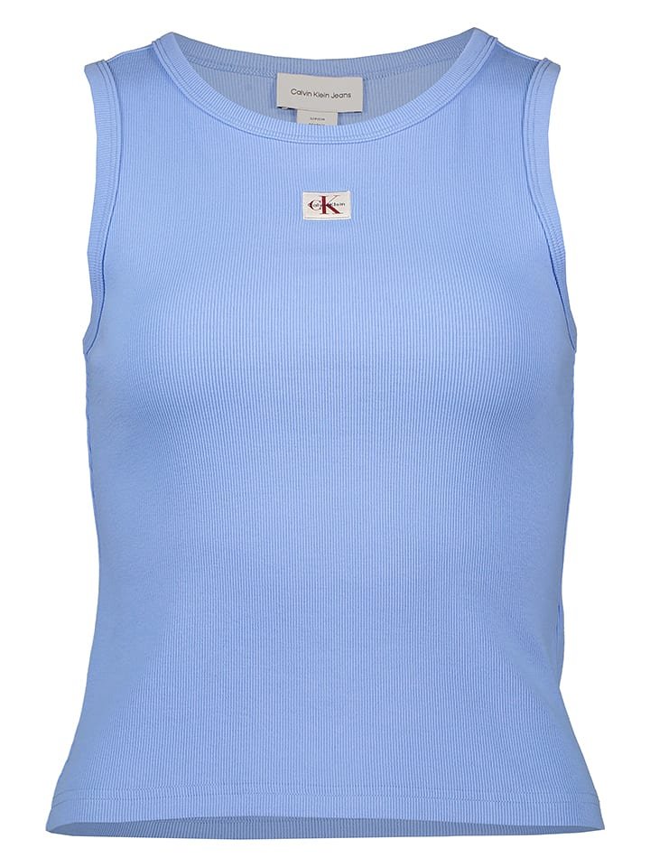 Calvin Klein Top w kolorze niebieskim