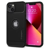 Etui i futerały do telefonów - Spigen ETUI RUGGED ARMOR MATTE BLACK DO IPHONE 13 - miniaturka - grafika 1