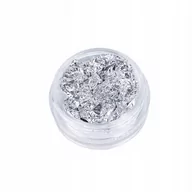 Ozdoby do paznokci - Folia Transferowa Do Paznokci Zdobień Srebrna - miniaturka - grafika 1