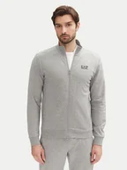 Bluzy męskie - EA7 Emporio Armani Bluza 8NPM31 PJVRZ O8003 Szary Regular Fit - miniaturka - grafika 1