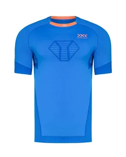 Bielizna sportowa męska - X-BIONIC, Koszulka męska, Invent 4.0 Run Speed, niebieski, rozmiar M - grafika 1