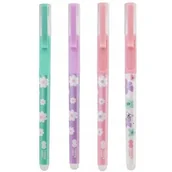 Długopisy - Długopis wymazywalny Pearl Flower 0.5mm niebieski HA 4120 01PF-3 HAPPY COLOR - miniaturka - grafika 1