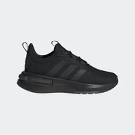 Buty sportowe damskie - Adidas buty sportowe czarne z siatki sznurowane Racer IF0148 R. 40 - miniaturka - grafika 1