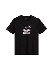 Koszulki i topy damskie - T-shirt Damski VANS Down The Rabbit Hole Black VN000RCDBLK1 L - miniaturka - grafika 1