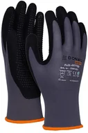 Rękawice robocze - Donau Safety Flex-Dotted rozm.9 szare - miniaturka - grafika 1