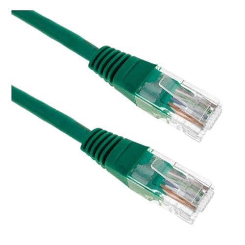 Nanocable kabel sieciowy Cat.5e UTP, 2 m, zielony do szybkich i stabilnych połączeń z urządzeniami sieciowymi.
