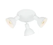Lampy sufitowe - Briloner 2674-036 - Oświetlenie punktowe RETRO 3xE14/25W/230V biały - miniaturka - grafika 1