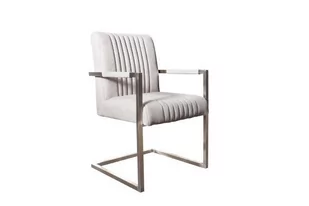 Invicta Interior Krzesło aston szary arml. 39086 - Krzesła - miniaturka - grafika 1