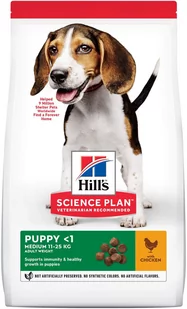 Hills Science Plan Puppy <1 Medium Lamb&Rice 18 kg - Sucha karma dla psów - miniaturka - grafika 1