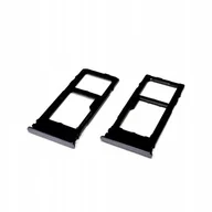 Części serwisowe do telefonów - SZUFLADKA KARTY SIM do SAMSUNG SM-A525 GALAXY A52 4G 5G SM-A725 A72 CZARNA - miniaturka - grafika 1