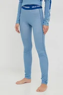 Spodnie sportowe damskie - Helly Hansen legginsy funkcyjne kolor niebieski - miniaturka - grafika 1