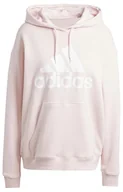 Bluzy damskie - adidas Damska bluza z kapturem Essentials duże logo, oversize, z frotte, bluza z kapturem (1 szt.) - miniaturka - grafika 1