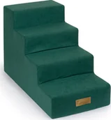 Pozostałe akcesoria dla psów - Blomster Schodki dla psa/kota 4-stopniowe - zielony - miniaturka - grafika 1