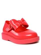 Buty dla dziewczynek - Melissa Półbuty Mini Lola Bb 33412 Czerwony - miniaturka - grafika 1