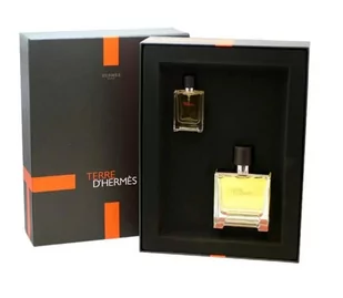 Hermes Terre D´Herms zestaw Perfumy 75 ml + Perfumy 12,5 ml dla mężczyzn - Zestawy perfum męskich - miniaturka - grafika 1