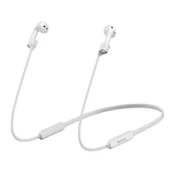 Akcesoria do smartwatchy - Baseus silikonowy uchwyt opaska pasek do słuchawek AirPods 2 / 1 biały (ARAPPOD-02) - miniaturka - grafika 1