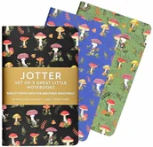 Zeszyty szkolne - Notatniki Jotter Grzyby 9x14cm 3szt - miniaturka - grafika 1