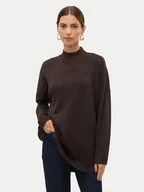 Swetry damskie - Vero Moda Sweter Plaza 10290784 Brązowy Loose Fit - miniaturka - grafika 1