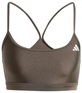 Biustonosze - adidas Damski biustonosz treningowy Aeroreact Light Support Błyszczący biustonosz, XL A-B - miniaturka - grafika 1